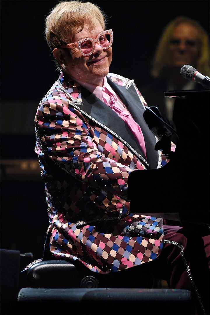 Elton John In Concert Pianist Print Jigsaw Puzzle