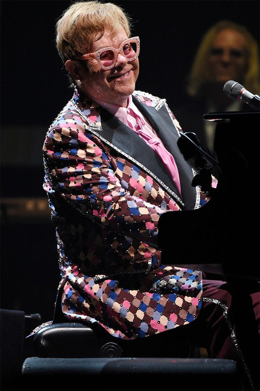 Elton John In Concert Pianist Print Jigsaw Puzzle