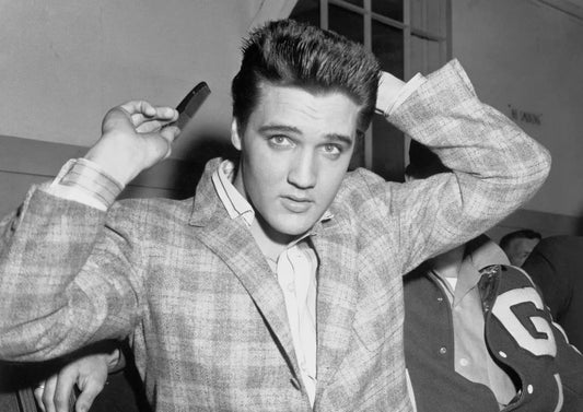 Elvis Presley King Of Rock Rare Vintage Picture Magnet Magnet Print 11 X 17