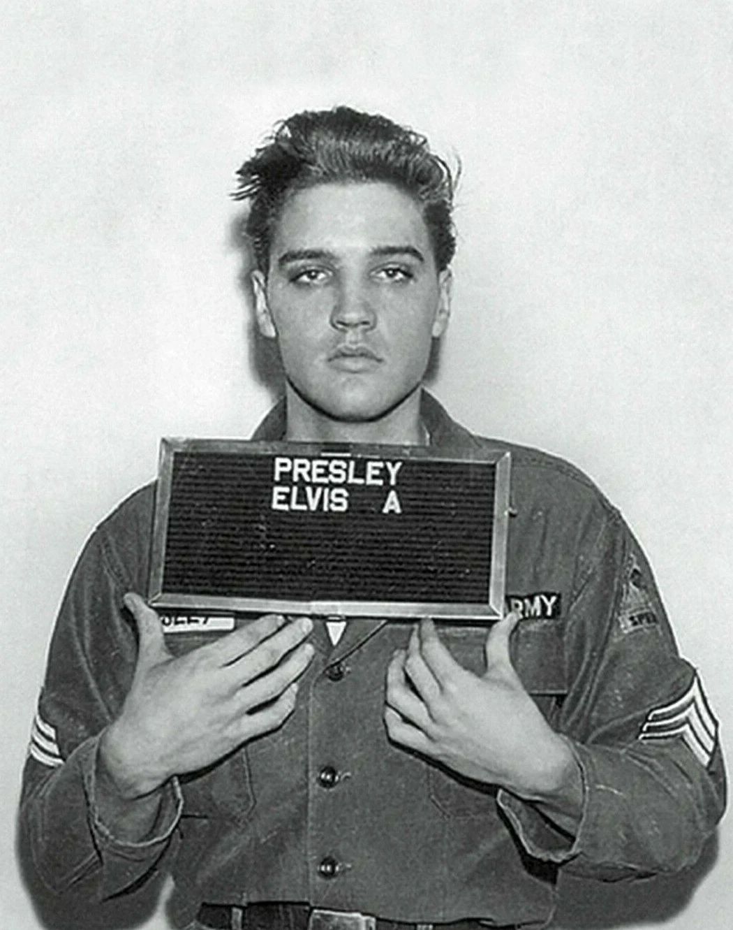 Elvis Presley Mugshot King Of Rock Magnet Magnet Picture Print
