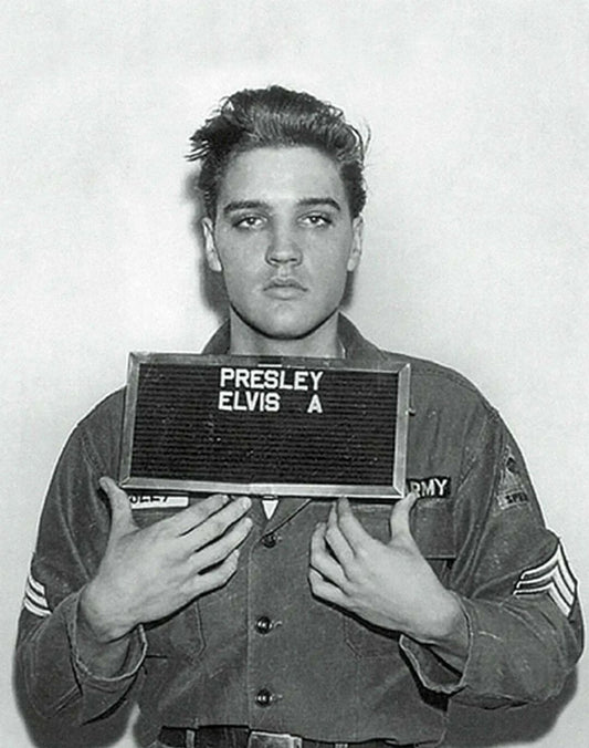 Elvis Presley Mugshot King Of Rock Keychain Keychain Picture Print