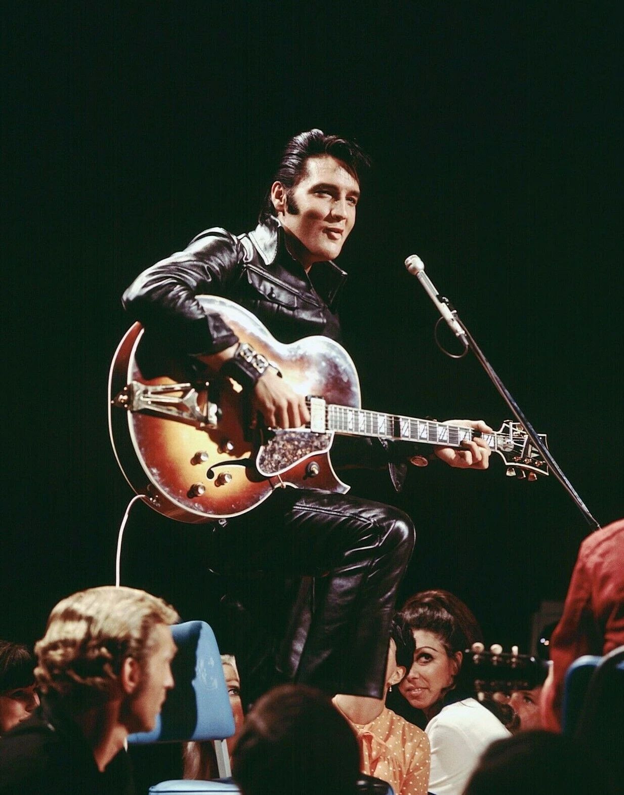 Elvis Presley Performs 68 Comeback Special Magnet Picture Reprint