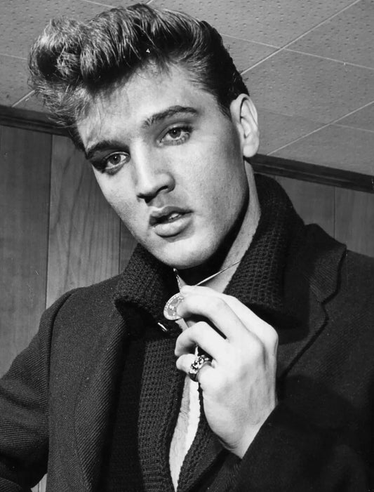 Elvis Presley The King Of Rock Vintage Publicity Picture Magnet Print