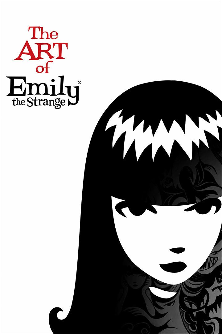 Emily The Strange Fictional Character Painting Wall Home Decor Keychain
