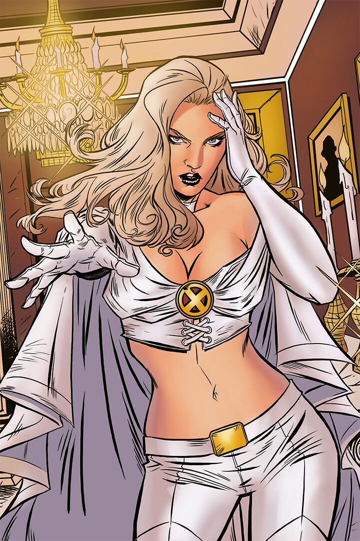 Emma Frost White Queen Decor Wall Art Jigsaw Puzzle