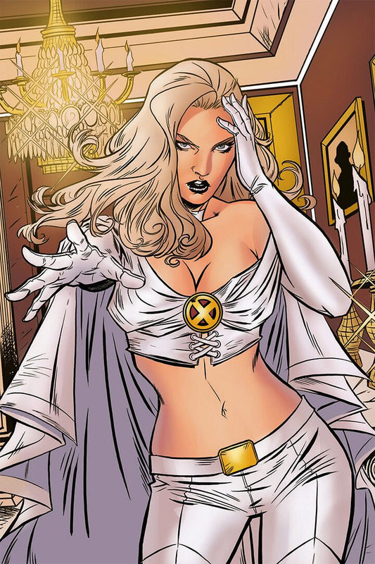 Emma Frost White Queen Decor Wall Art Jigsaw Puzzle