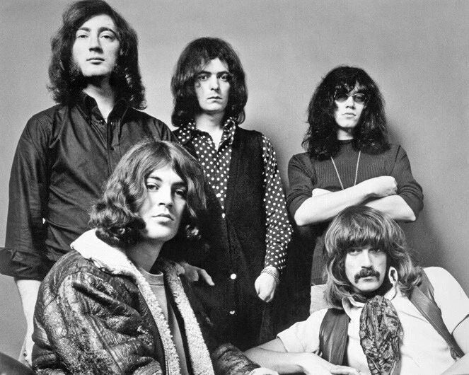 English Rock Band Deep Purple Glossy Photo Music Print Ian Gillan Poster
