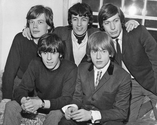 English Rock Band Rolling Stones Glossy Photo Mick Jagger Print Music 1