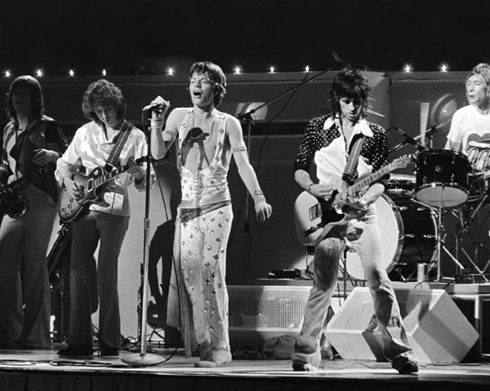 English Rock Band Rolling Stones Glossy Photo Mick Jagger Print Music 2