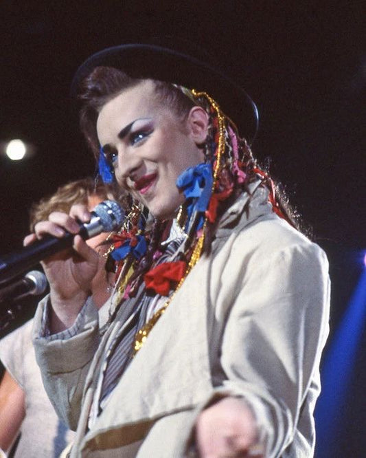 English Singer Boy George Glossy Magnet Print Culture Club Magnet