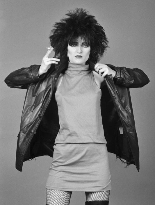 English Singer Siouxsie Siou Of Siouxsie And The Banshees Retro Photo