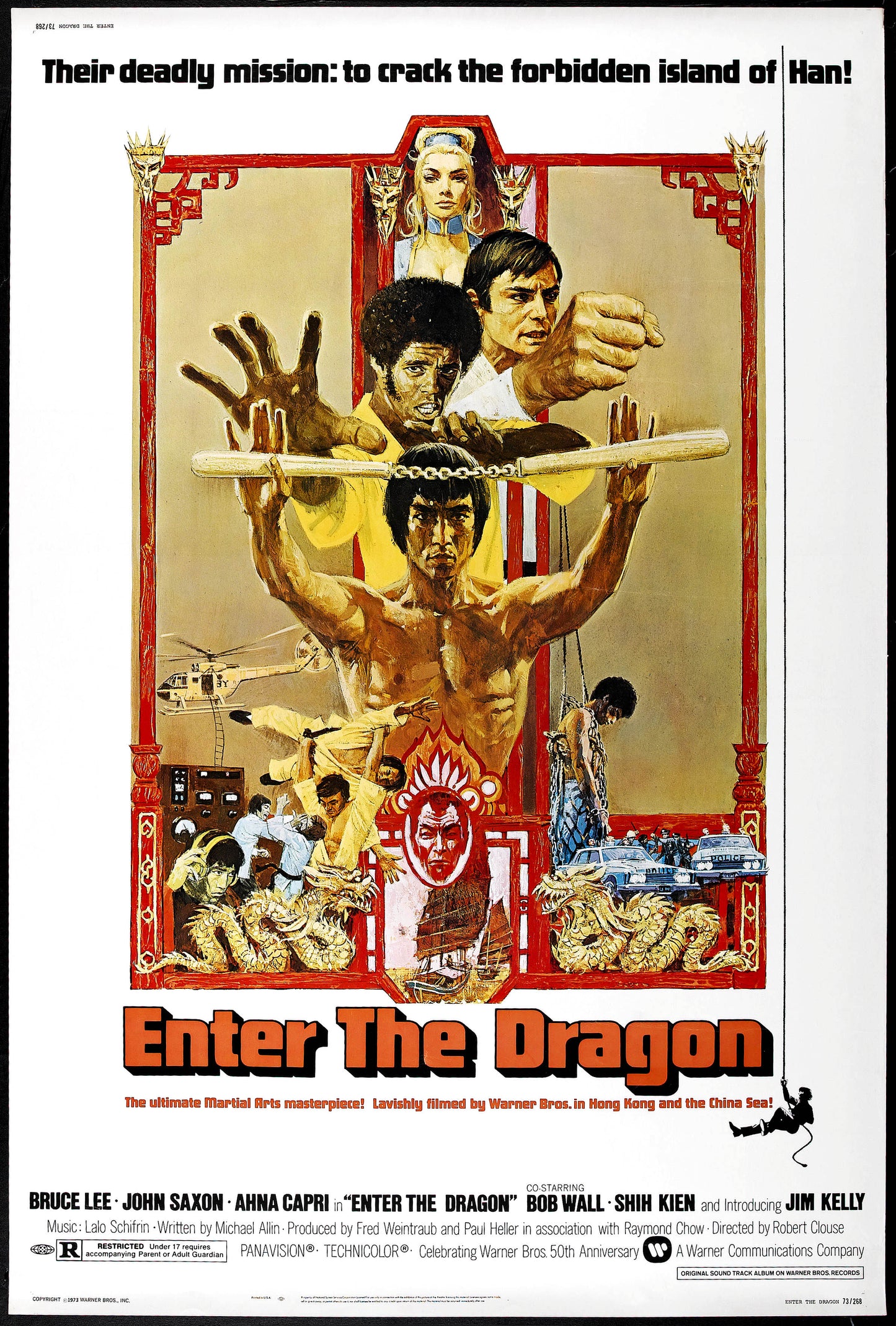 Enter The Dragon 001 Movie Magnet