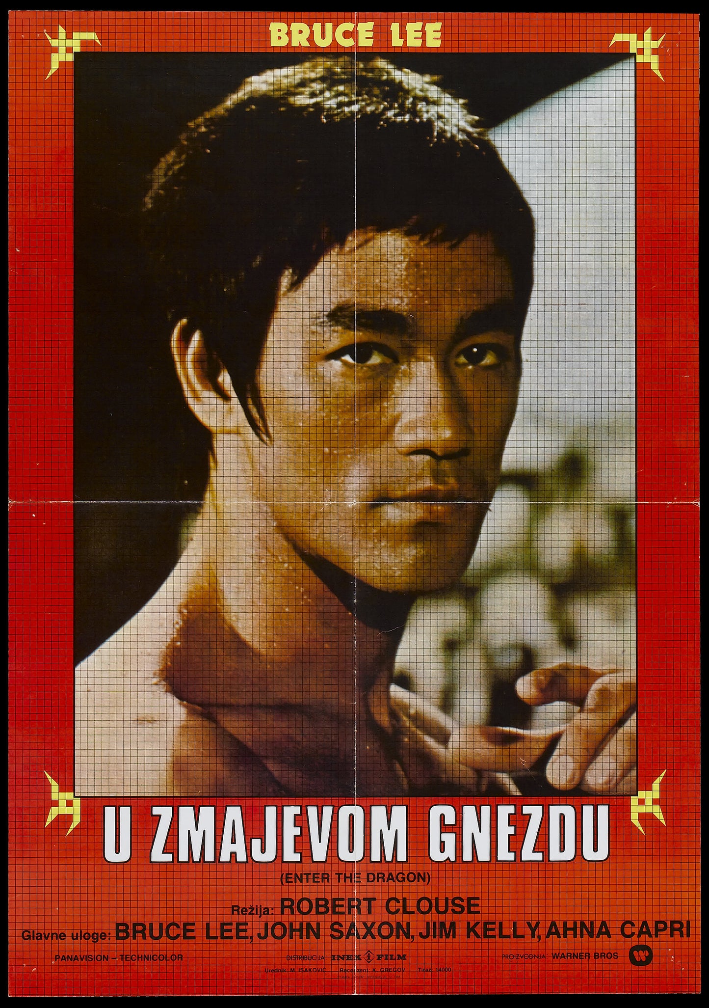 Enter The Dragon 010 Movie Magnet