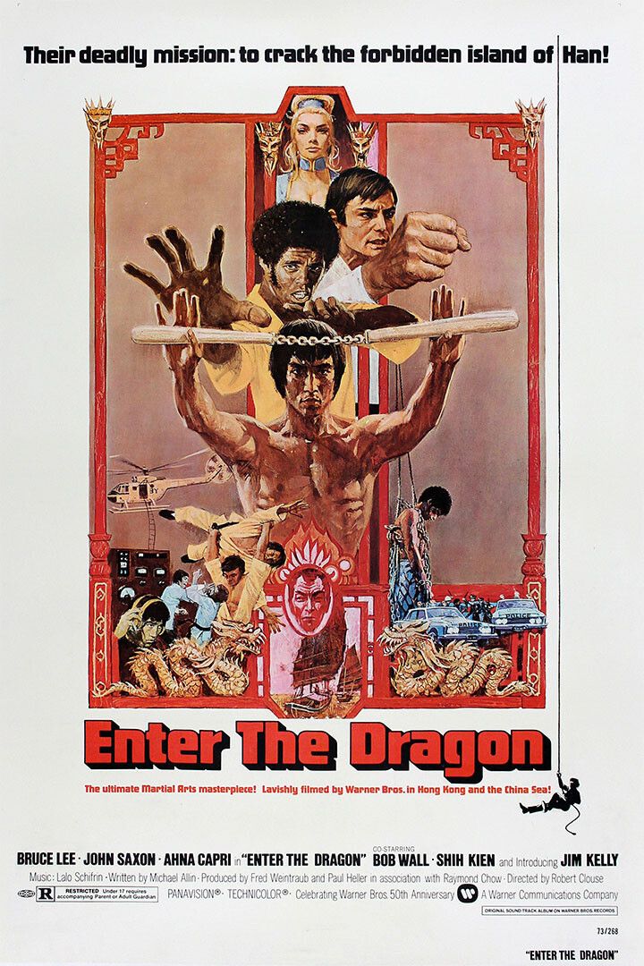 Enter The Dragon Bruce Lee Movie Action Thriller Jigsaw Puzzle