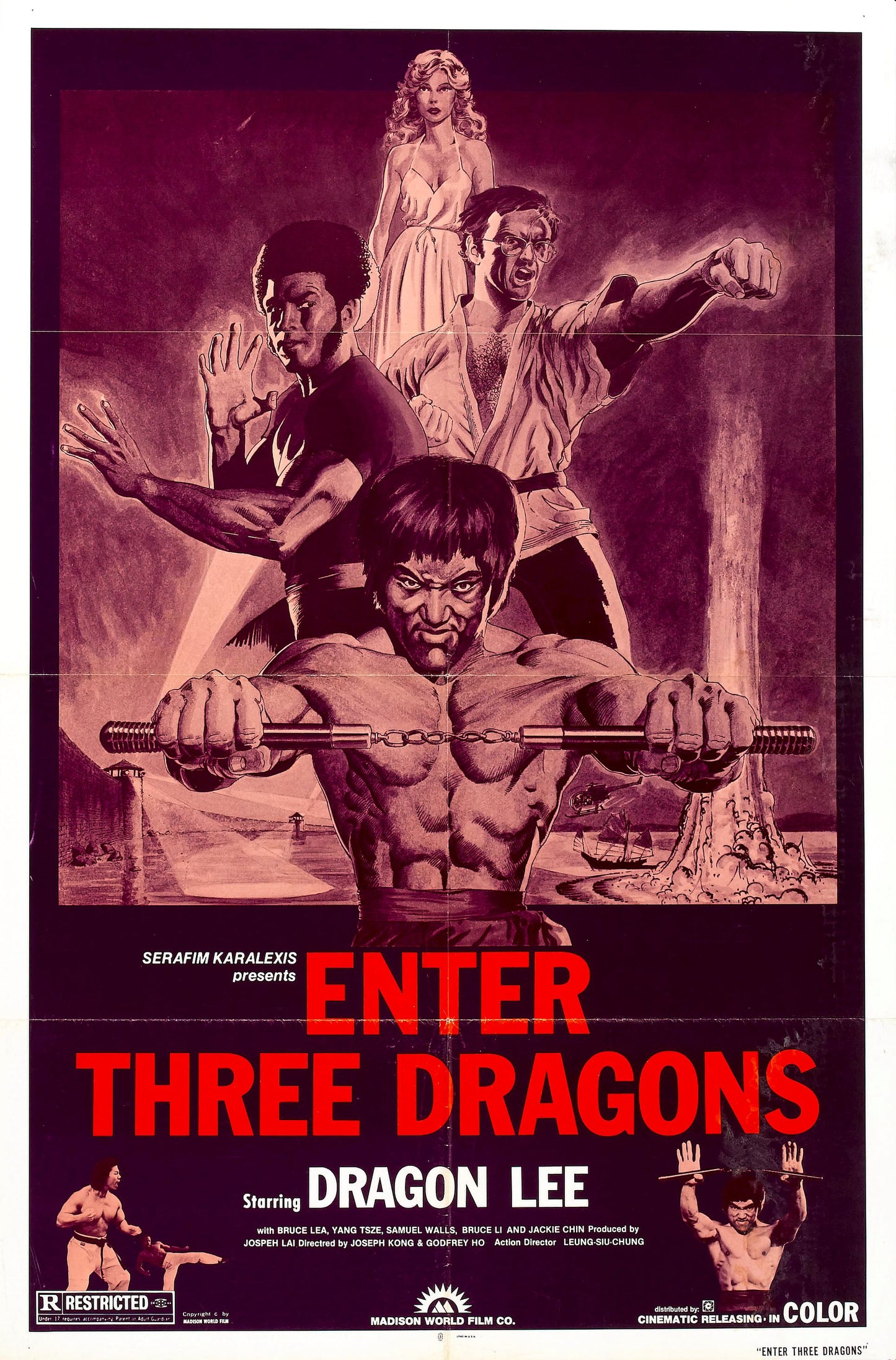 Enter Three Dragons 01 Movie Magnet