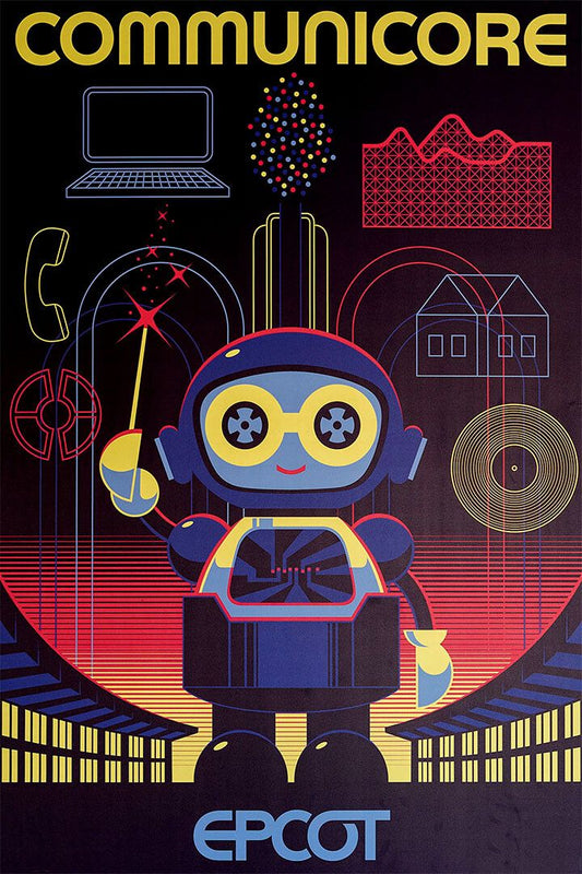 Epcot Center Attraction Communicore Vintage Jigsaw Puzzle