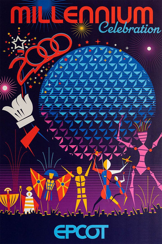 Epcot Center Attraction Millennium Celebration Jigsaw Puzzle