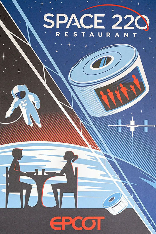 Epcot Center Attraction Space 220 Vintage Sytle Jigsaw Puzzle