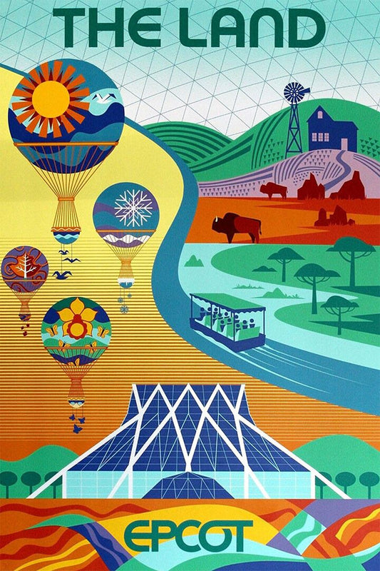Epcot Center Attraction The Land Vinatge Style Jigsaw Puzzle