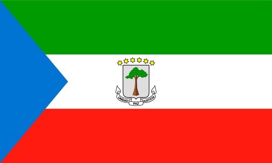 Equatorial Guinea Flag Keychain