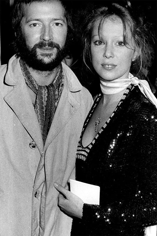 Eric Clapton And Patti Boyd Vintage Print Jigsaw Puzzle