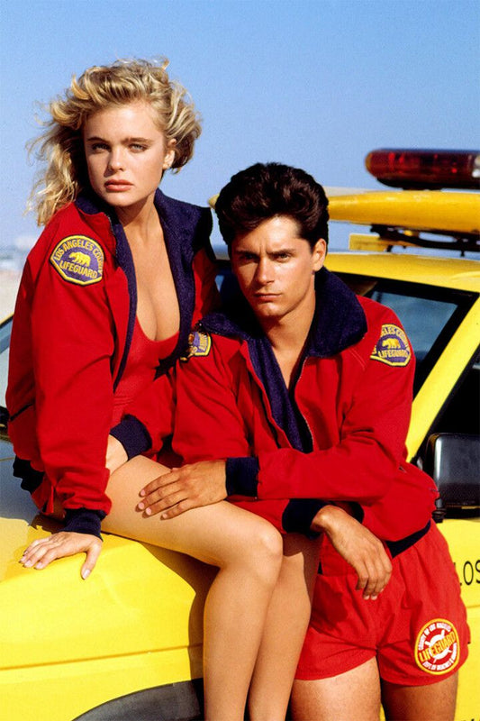 Erika Eleniak Baywatch Shauni Mcclain Decor Wall Art Jigsaw Puzzle
