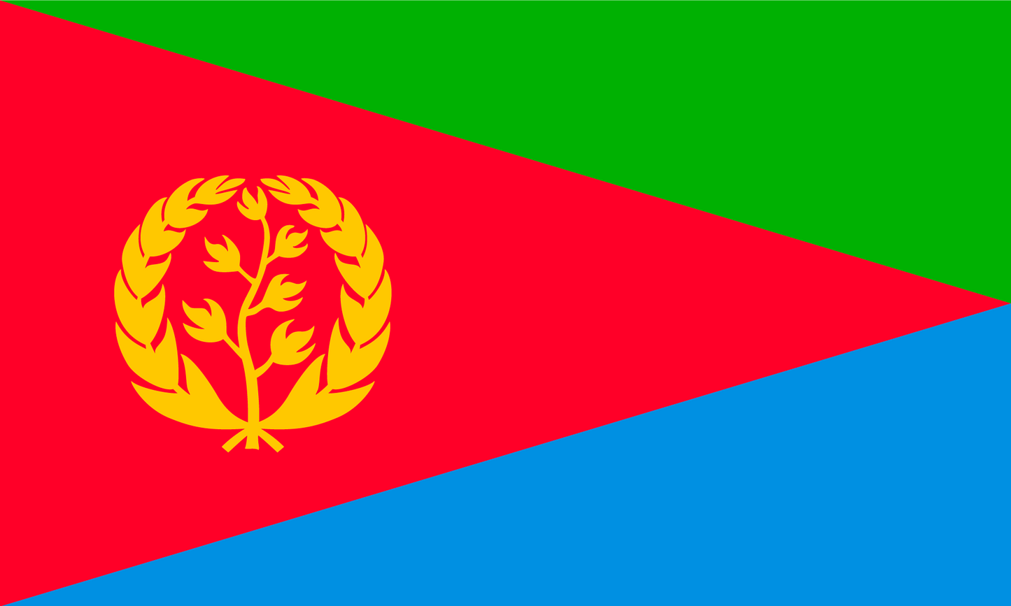 Eritrea Flag Keychain