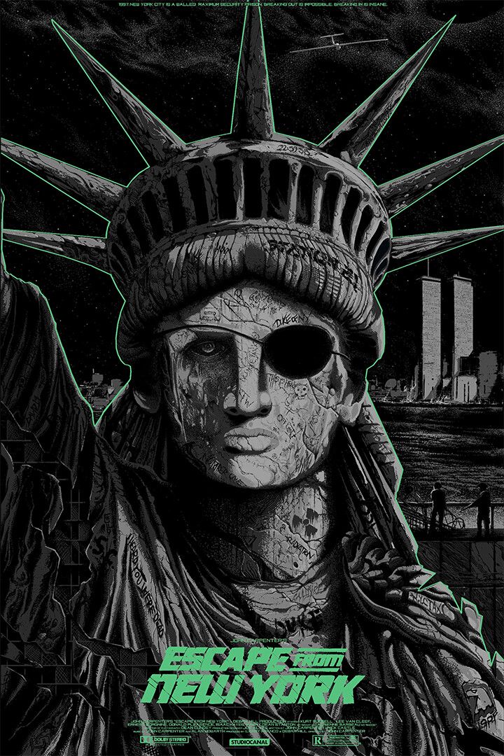 Escape From New York Vintage Adventure Movie Jigsaw Puzzle
