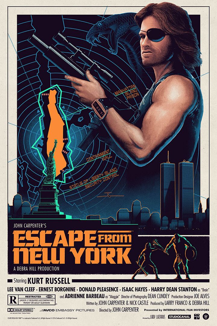 Escape From New York Vintage Classic Movie Jigsaw Puzzle