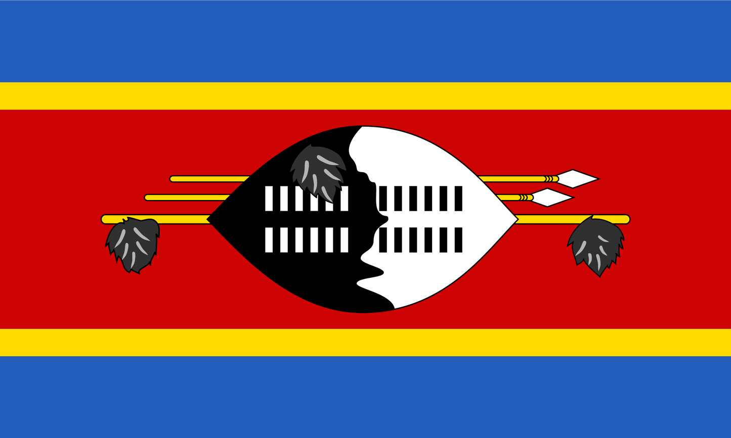 Eswatini Flag Keychain