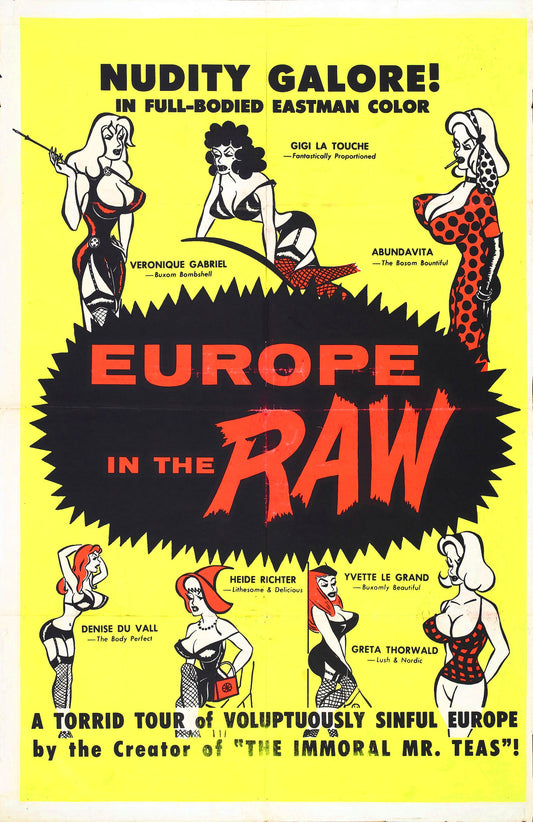 Europe In The Raw 01 Movie Magnet