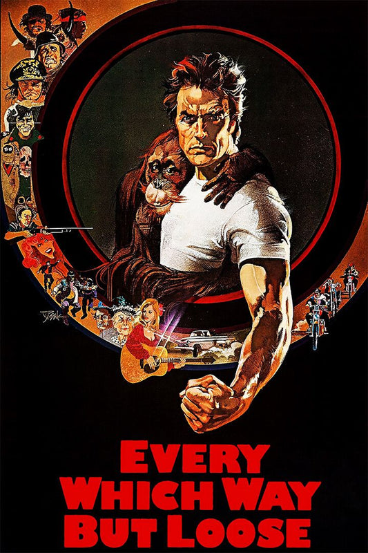 Every Which Way But Loose Vintage Classic Movie Jigsaw Puzzle