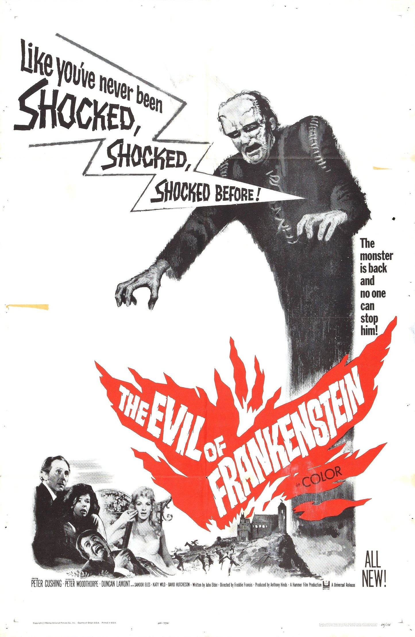 Evil Of Frankenstein 01 Movie Magnet