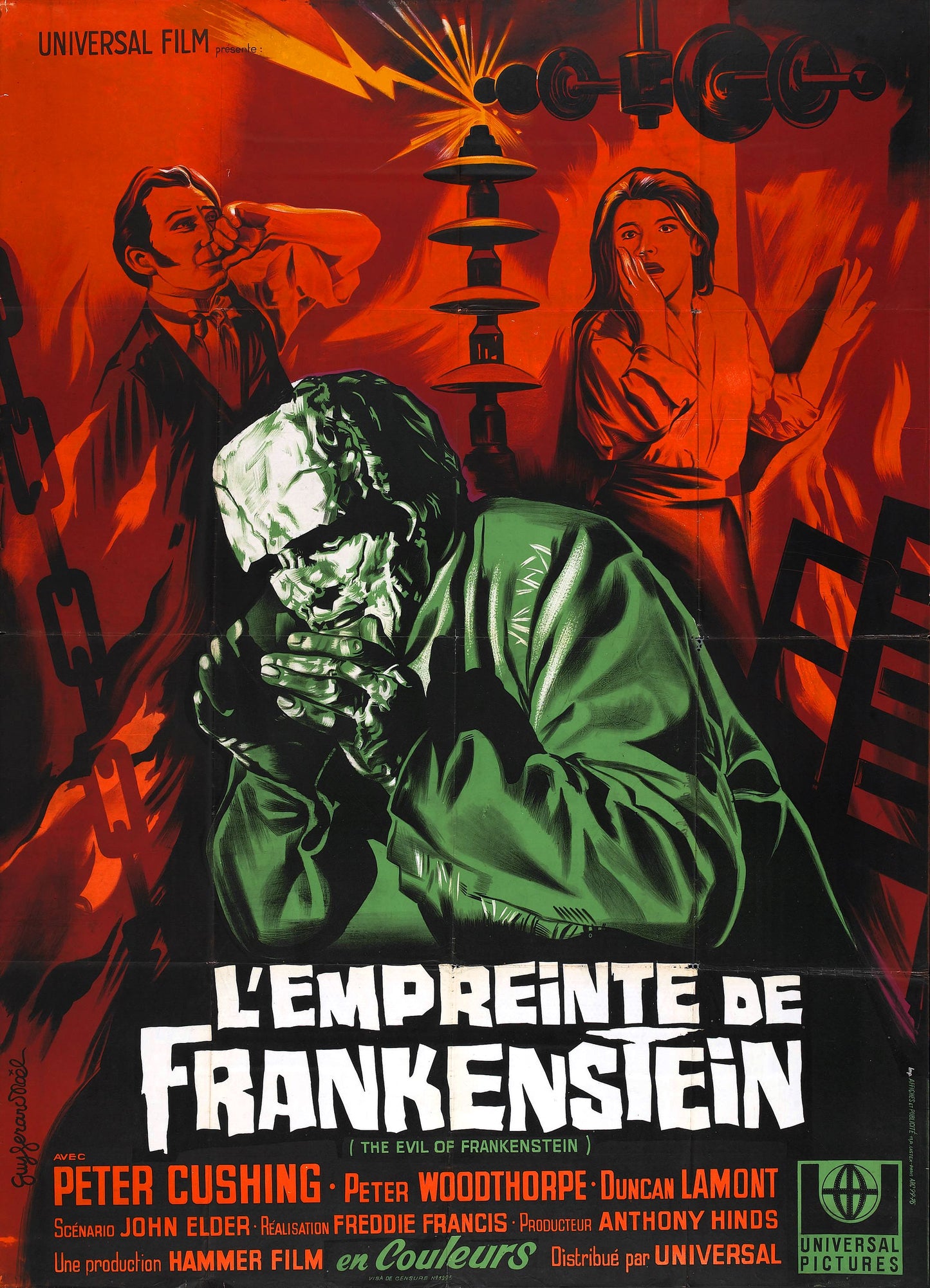 Evil Of Frankenstein 05 Movie Magnet