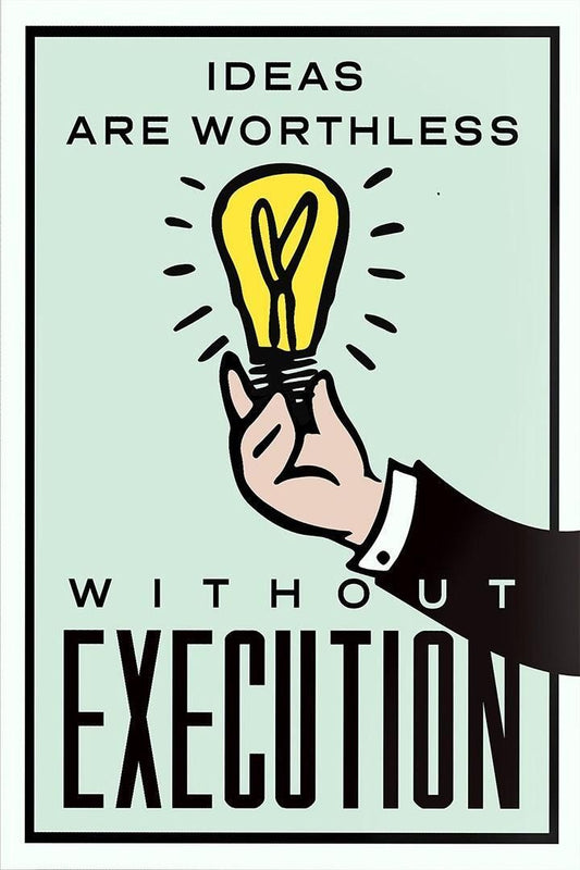 Execution Motivational Generating Ideas Funny Gift Jigsaw Puzzle