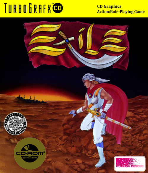 Exile (Cd) Turbografx 16 Keychain
