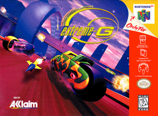 Extreme G N64 Print Poster