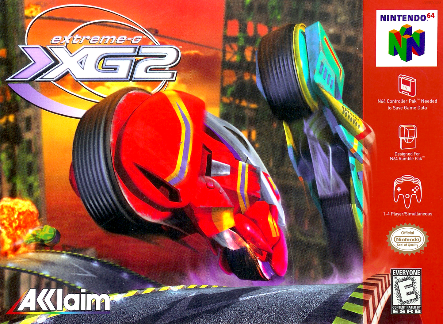 Extreme G Xg2 N64 Print Poster