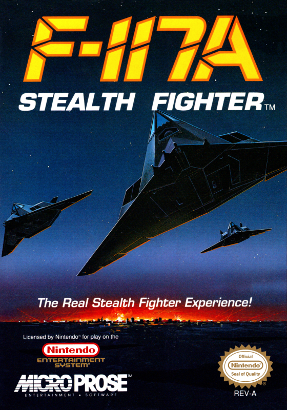 F 117A Stealth Fighter (Usa) Nes Print Poster
