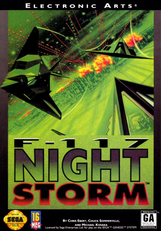 F 117 Night Storm (Usa) Genesis Print Poster