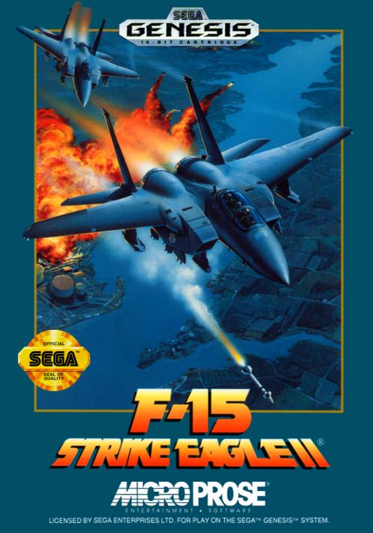 F 15 Strike Eagle Ii (Usa) Genesis Print Poster