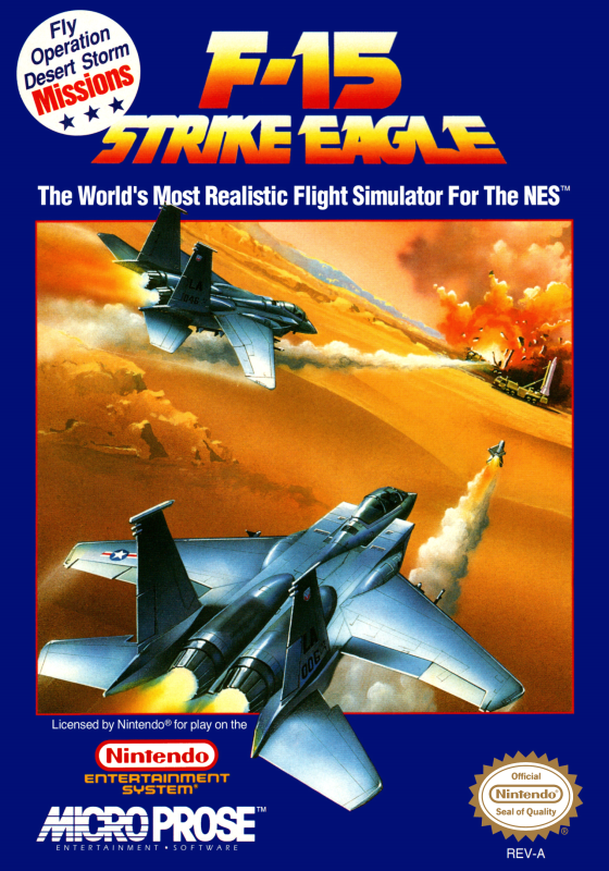 F 15 Strike Eagle (Usa) Nes Keychain