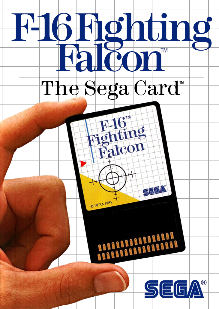 F 16 Fighting Falcon Sega Master System Keychain