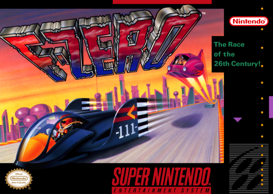 F Zero (Usa) Snes Print Poster