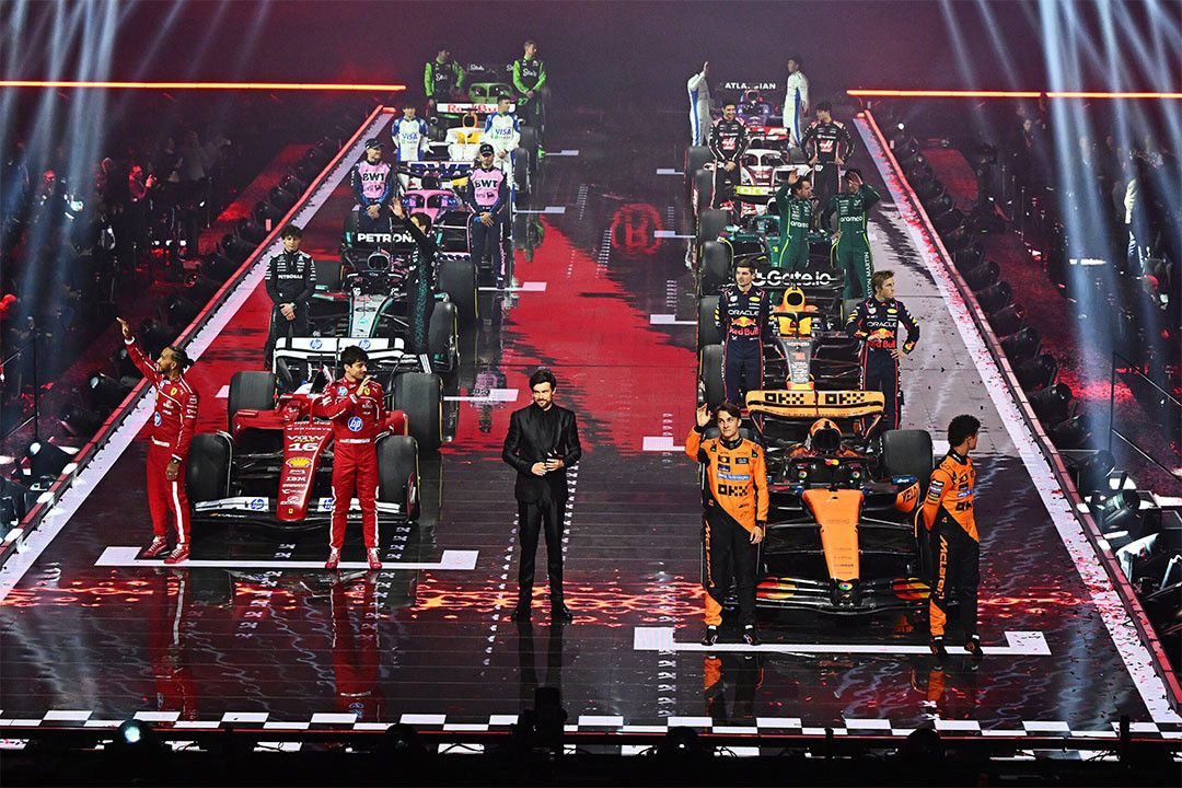 F1 2025 Presentation Formula Car And Pilot Introduction Race Jigsaw Puzzle