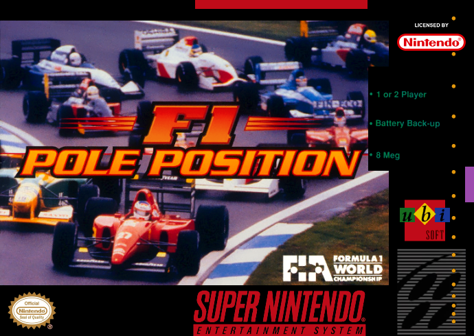 F1 Pole Position (Usa) Snes Print Poster
