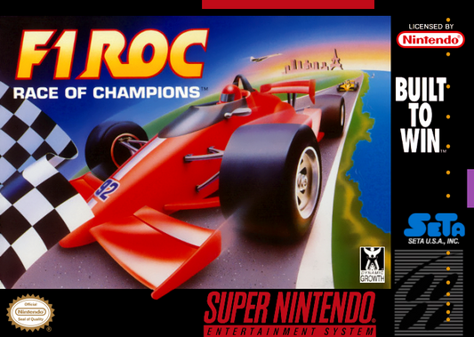 F1 Roc (Usa) Snes Print Poster