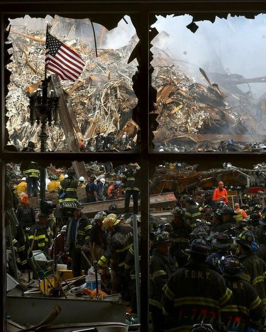 Fdny The World Trade Center Magnet Picture Wtc Nyc Firefighters