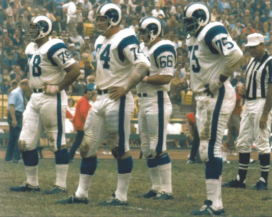 Fearsome Foursome Magnet Los Angeles Rams La Picture Nfl Football Color