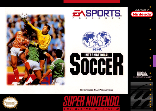 Fifa International Soccer (Usa) Snes Print Poster
